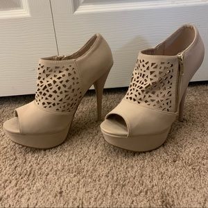 Deb Nude Booties